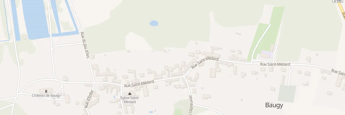 Plan du 18 Rue Saint Médard à Baugy