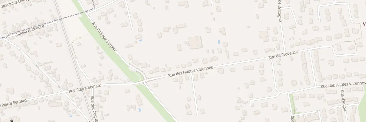 Plan du 125 Rue des Hautes Varennes à Amilly