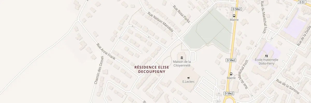Plan du 18 Rue Rosa Parks à Angres