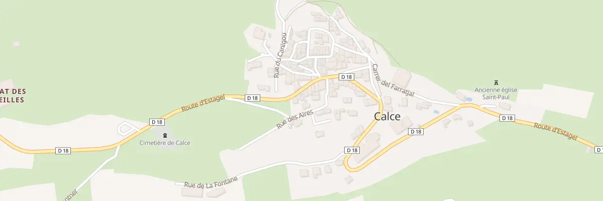 Plan du 35 Rte d’Estagel à Calce
