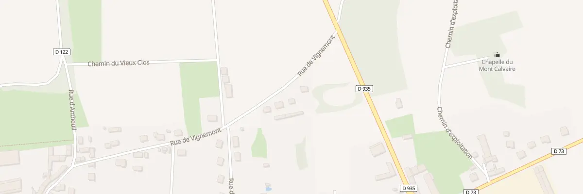 Plan du 18 Rue de vignemont à Monchy-Humières