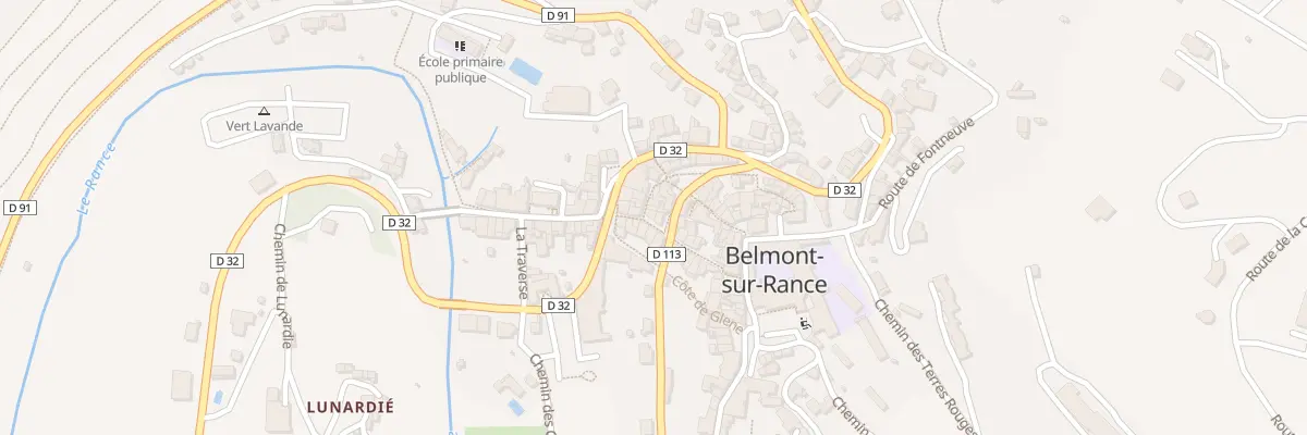 Plan du 5073 Rue Basse à Belmont-sur-Rance