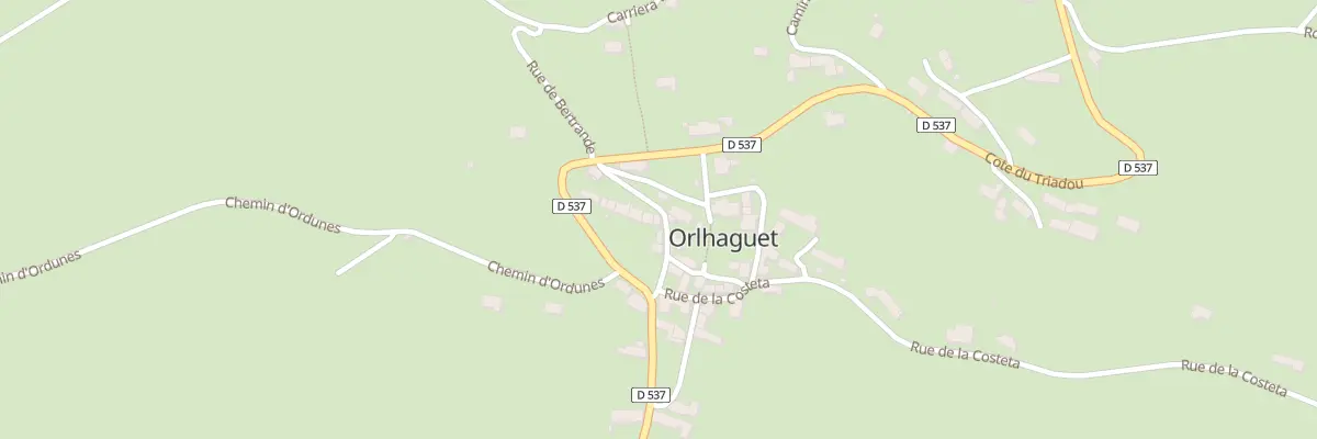 Plan du 5434 Orlhaguet à Argences en Aubrac