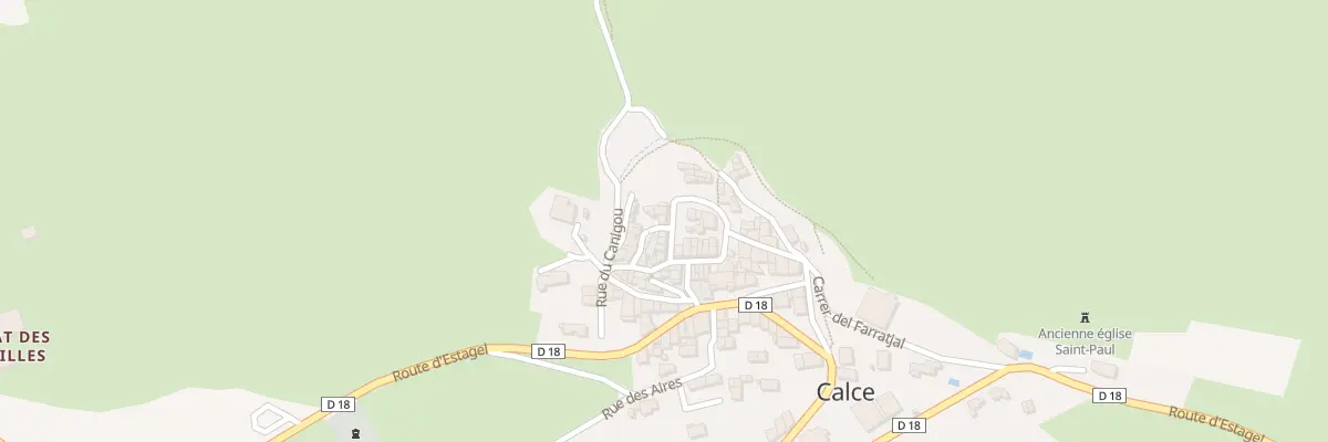Plan du 9 Rue du Chateau à Calce