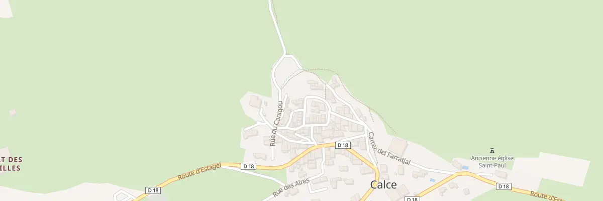 Plan du 37 Le Village à Calce