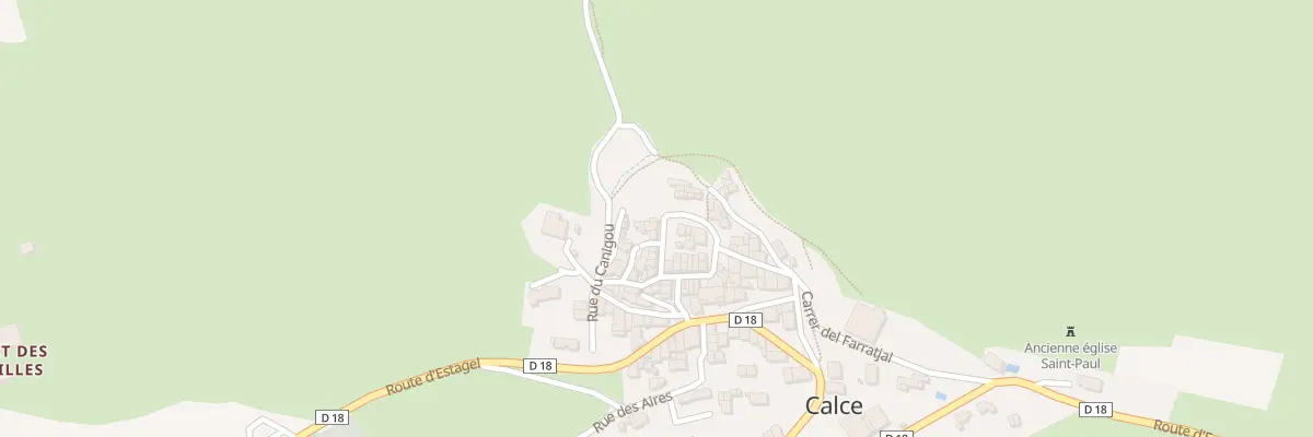Plan du 38 Le Village à Calce