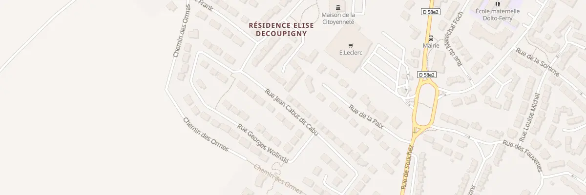 Plan du 13 Rue Jean Cabut Dit Cabu à Angres