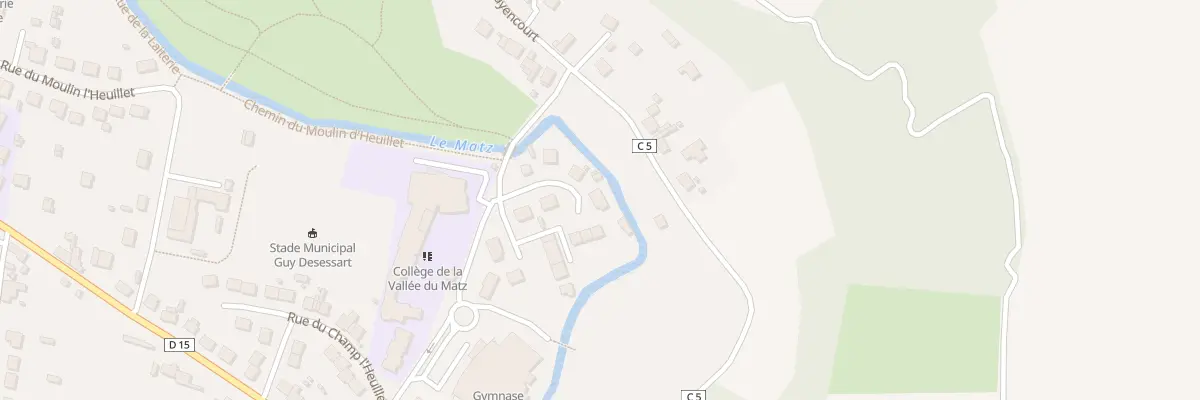 Plan du 335 Rue de la Prairie de Bayencour à Ressons-sur-Matz
