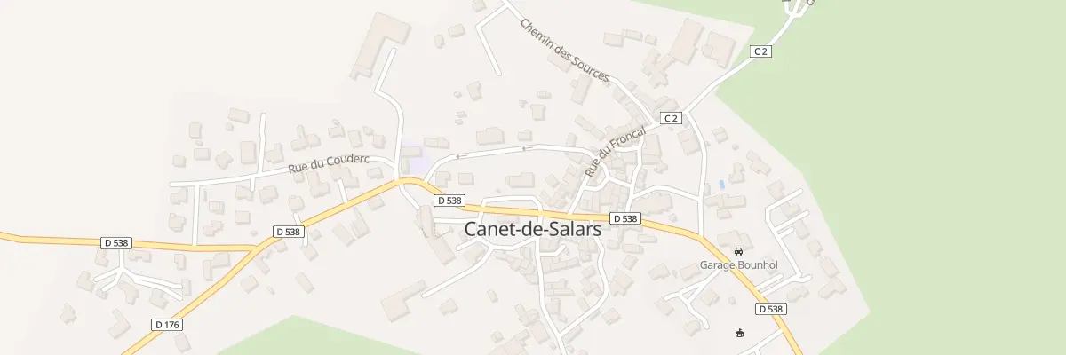 Plan du 5005 Canet à Canet-de-Salars