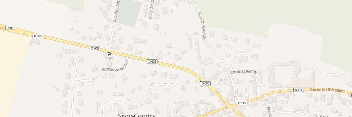Plan du 23 Rte Nationale 105 à Sivry-Courtry