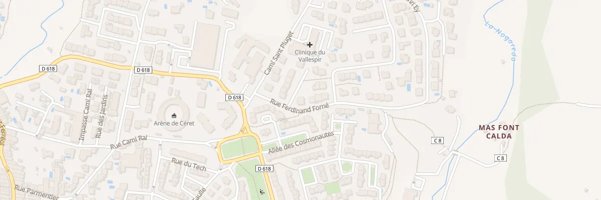 Plan du 9 Sq Mozart à Céret