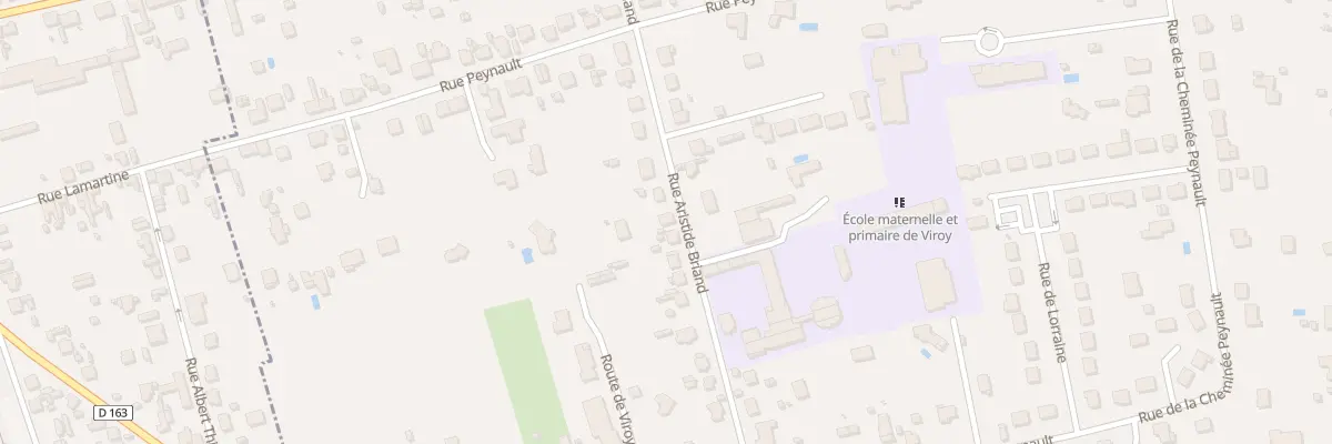 Plan du 243 Rue Aristide Briand à Amilly