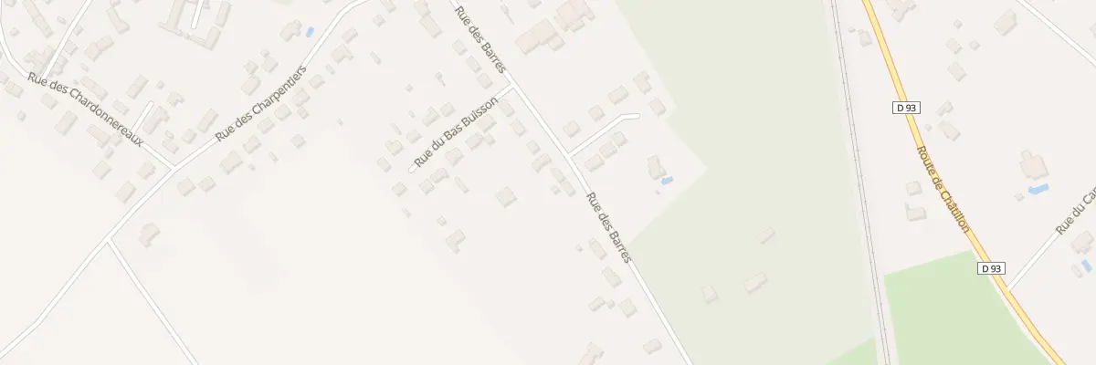 Plan du 654 Rue des Barres à Amilly
