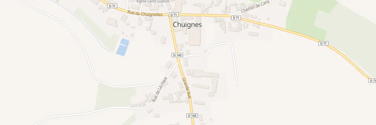 Plan du 3B Gr Grande Rue à Chuignes