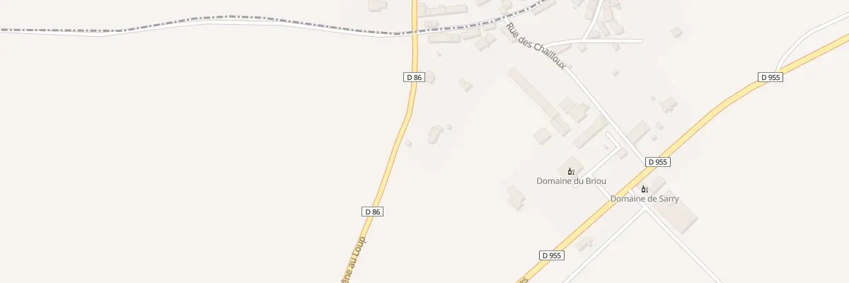 Plan du 6 Rue du Chêne au Loup à Veaugues