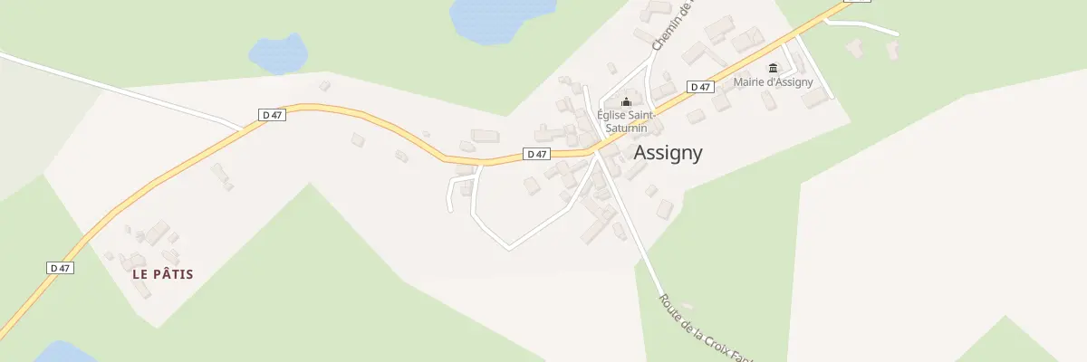 Plan du 1 Rte du Château à Assigny