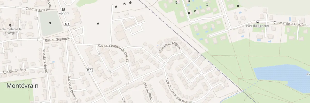 Plan du 5 Rue du Cercle des Poètes à Montévrain