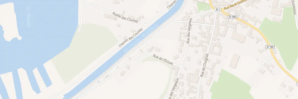 Plan du 7 Rue de l’Ecluse à Cappy