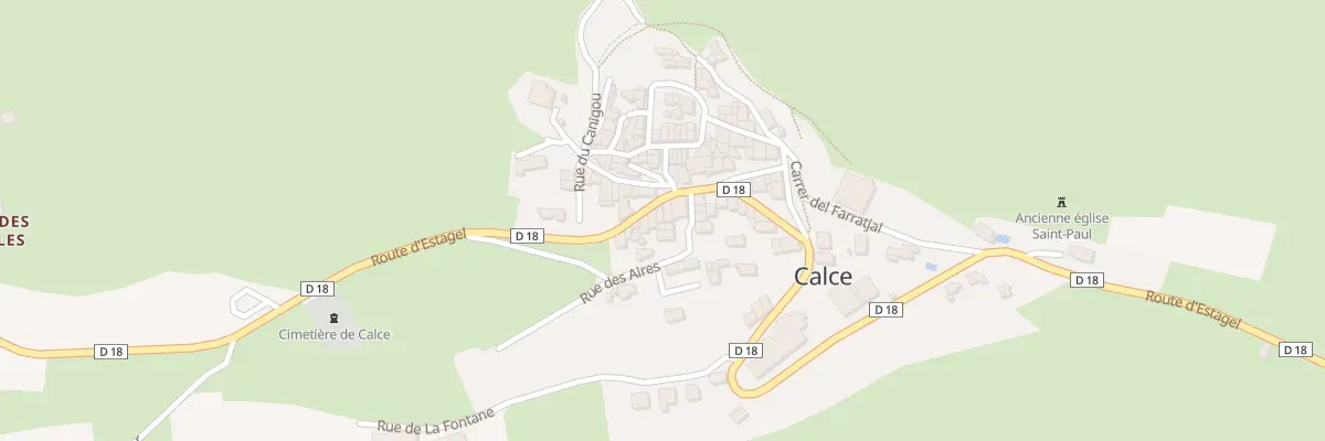 Plan du 29 Rte d’Estagel à Calce