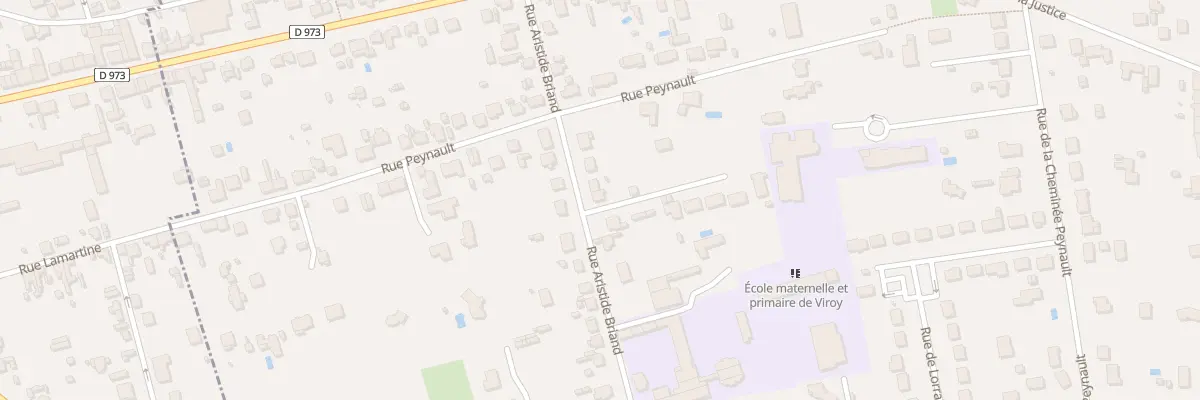 Plan du 310 Rue Aristide Briand à Amilly
