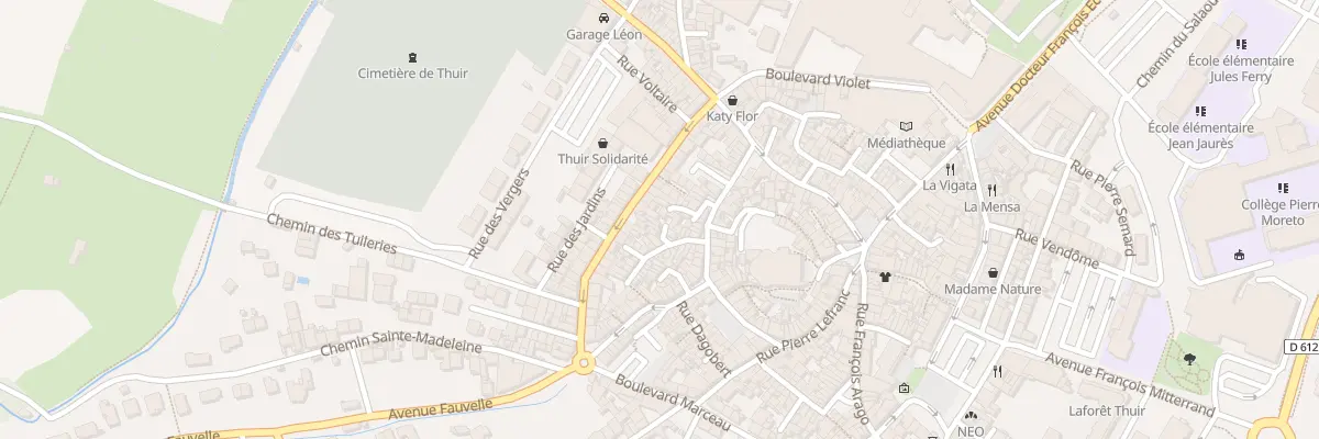 Plan du 8T Rue d’En Cypria à Thuir