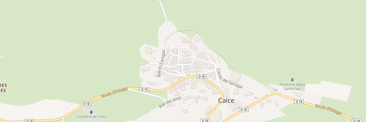 Plan du 71 Le Village à Calce