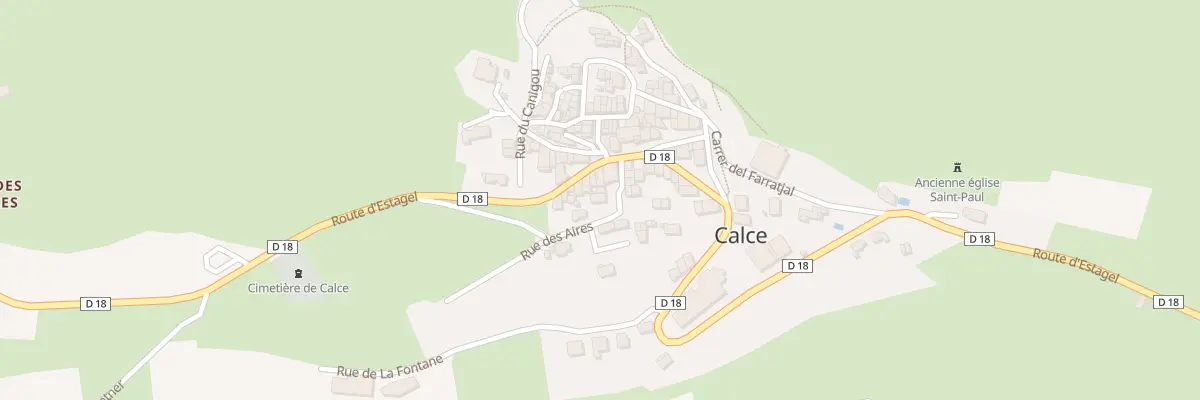 Plan du 13 Rue des Aires à Calce