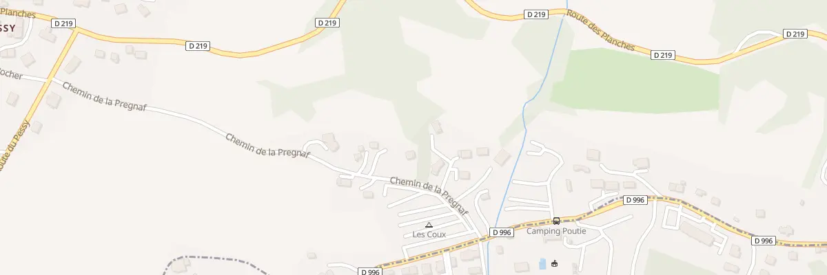 Plan du 7015 Che de la Pregnaf - Pessy à Murat-le-Quaire