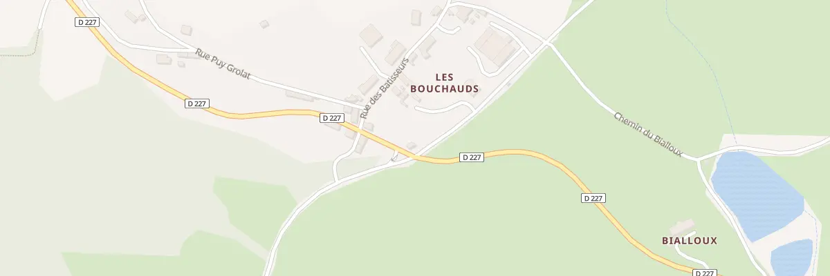 Plan du 5137 Les Bouchauds à Gouttières