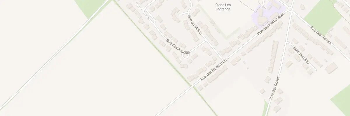 Plan du 57 Rue des Acacias à Agny