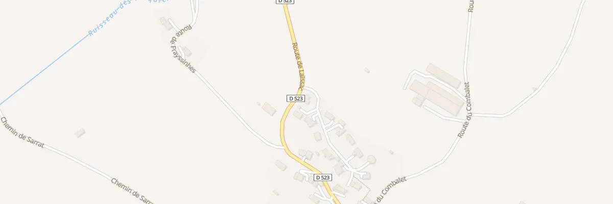 Plan du 13 Lot Les Merisiers au Vibal