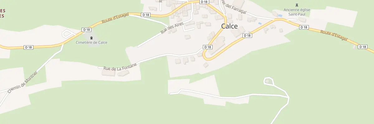 Plan du 3 La Fontane à Calce
