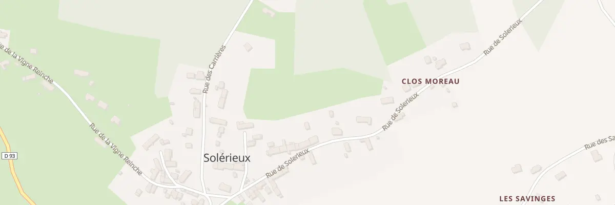 Plan du 15 Rue de Solérieux à Gron