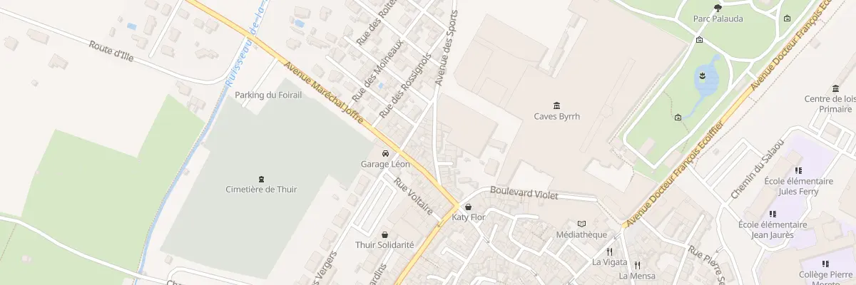 Plan du 7 Rue du Stade Violet à Thuir