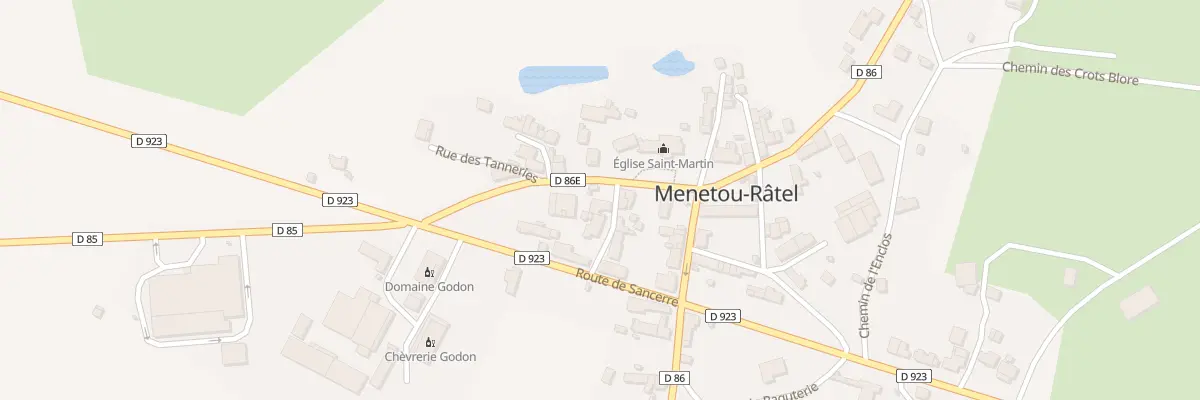 Plan du 2 Rue de l’Ecole Libre à Menetou-Râtel