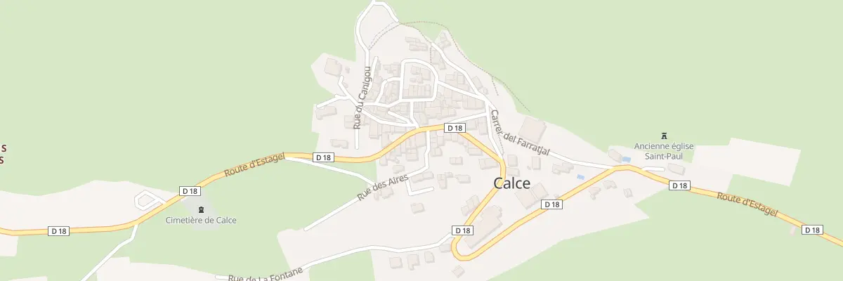 Plan du 1 Las Aires à Calce