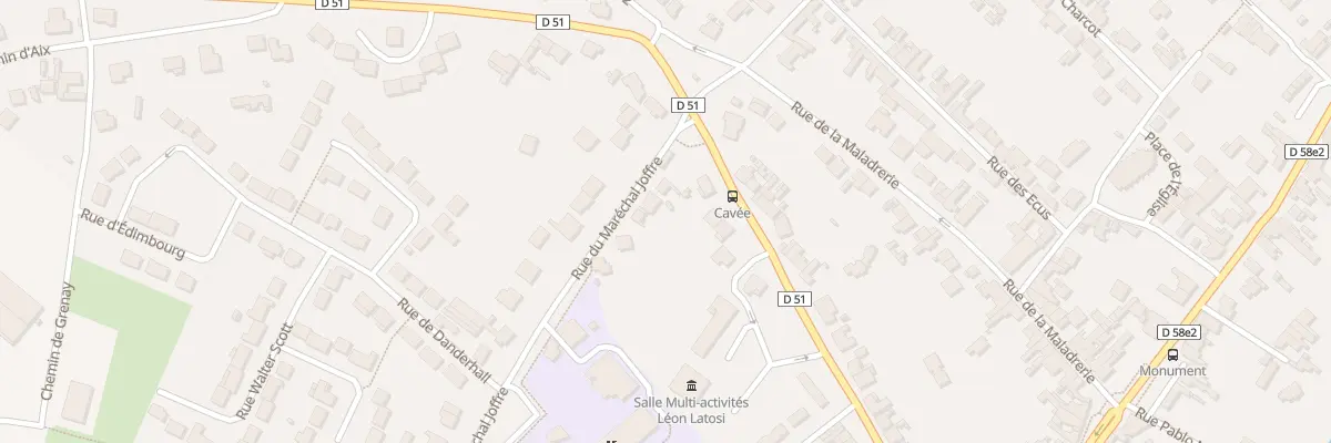 Plan du 3 Rue du Maréchal Joffre à Angres