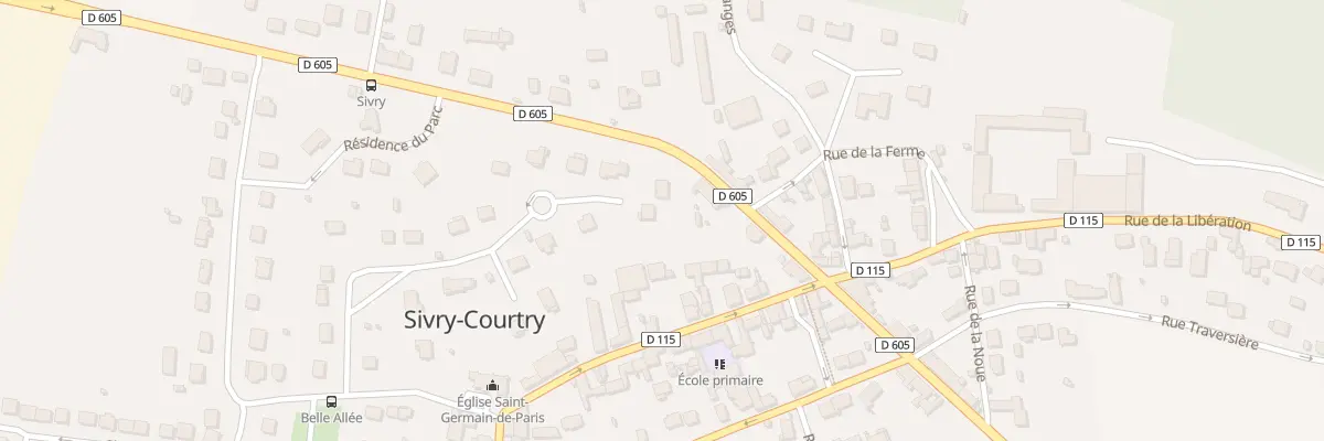 Plan du 21 Dom de la Belle Allée à Sivry-Courtry