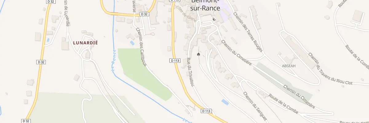 Plan du 5181 Rue de l’Eglise à Belmont-sur-Rance