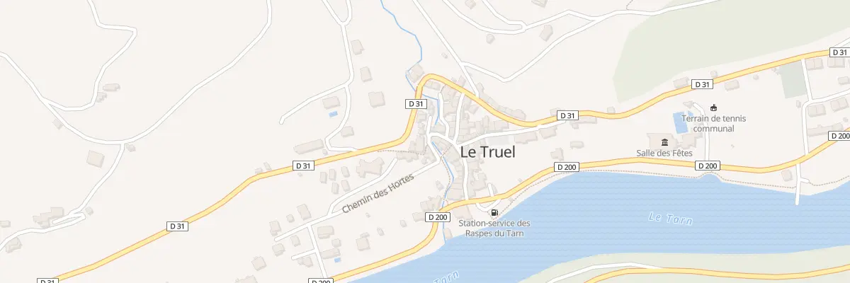 Plan du 5037 Le Truel au Truel