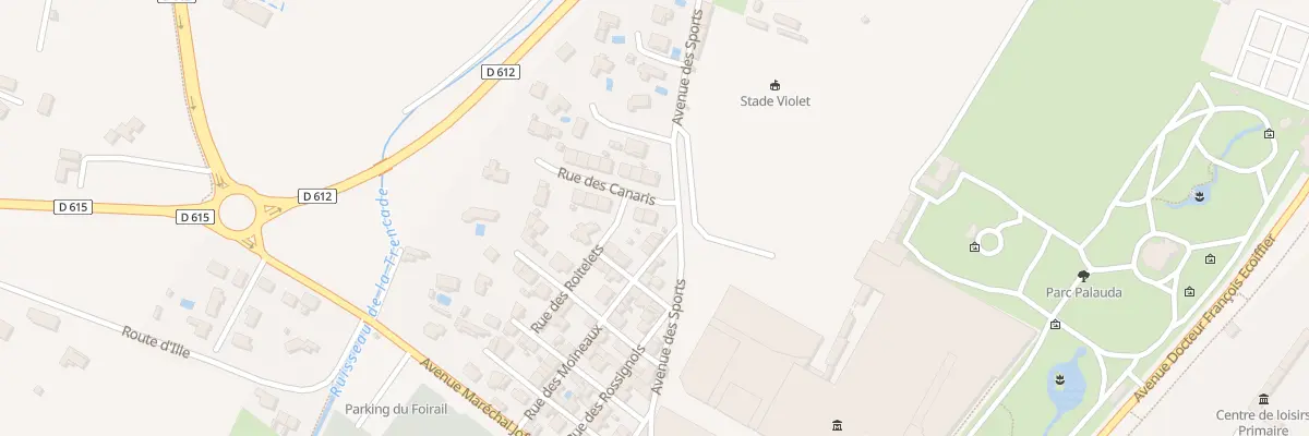 Plan du 1 Rue des Canaris à Thuir