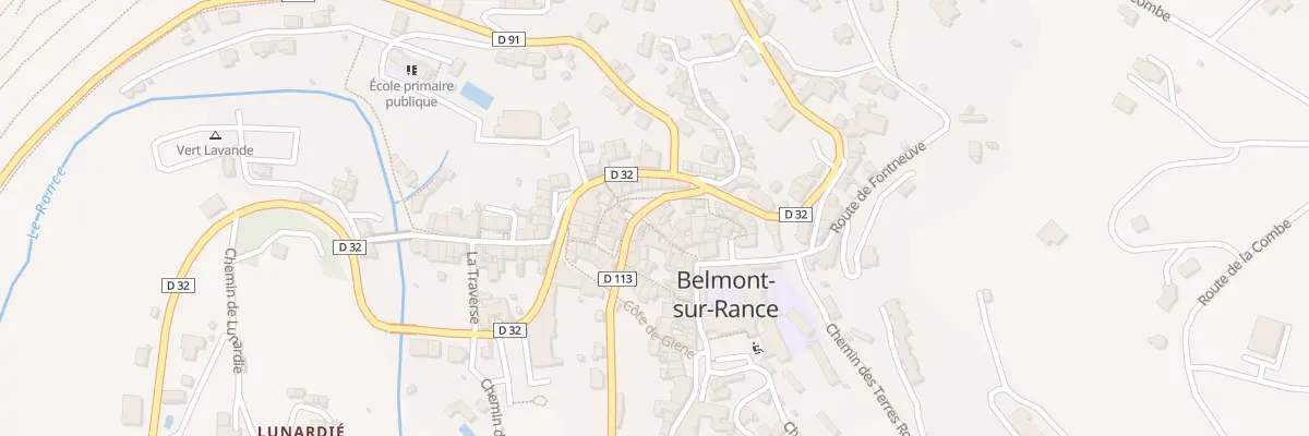 Plan du 5110 Belmont sur Rance à Belmont-sur-Rance