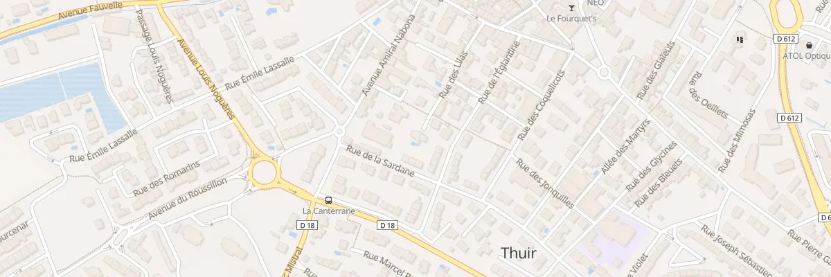 Plan du 10 Rue des Lilas à Thuir