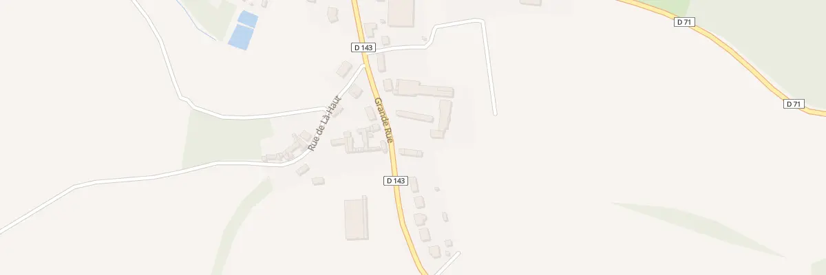 Plan du 11 Grande Rue à Chuignes