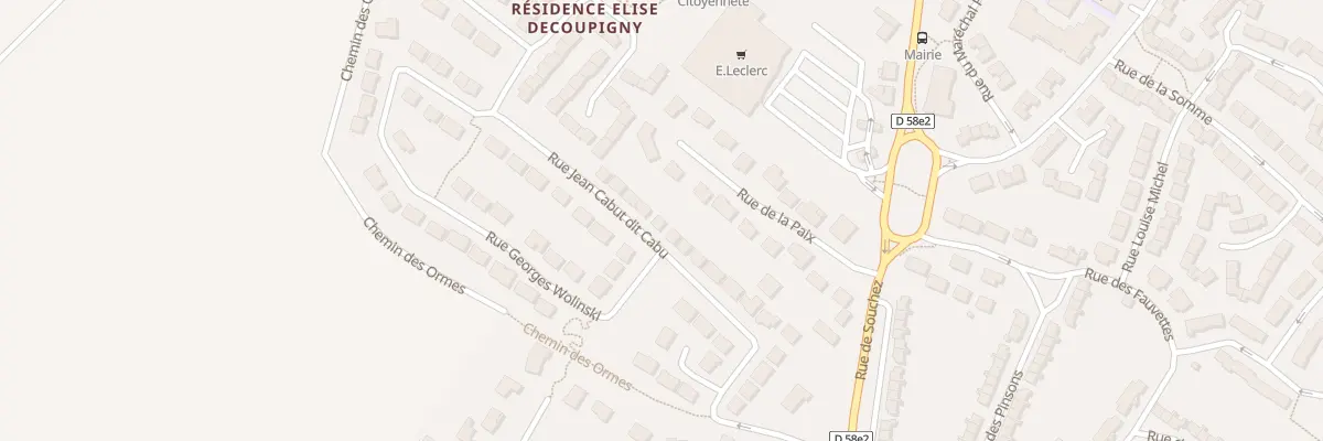 Plan du 21 Rue Jean Cabut Dit Cabu à Angres