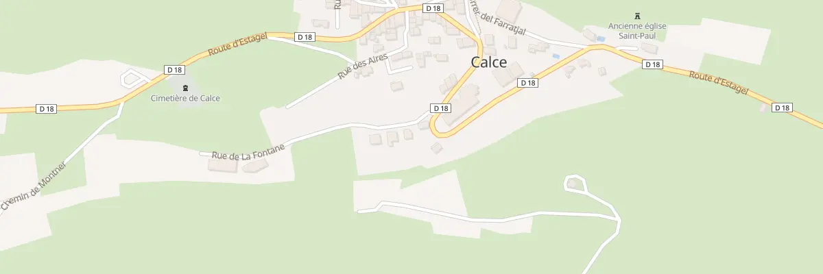 Plan du 1 La Fontane à Calce