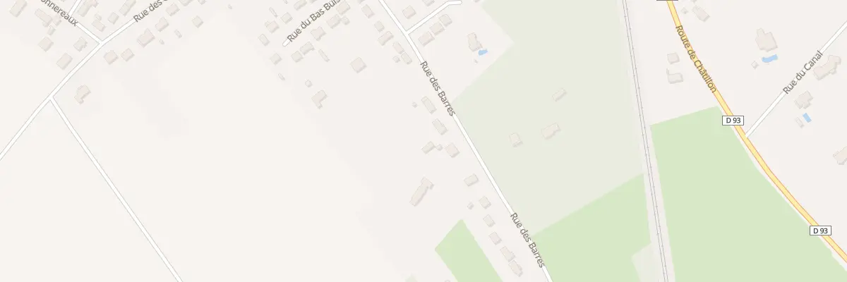 Plan du 756 Rue des Barres à Amilly