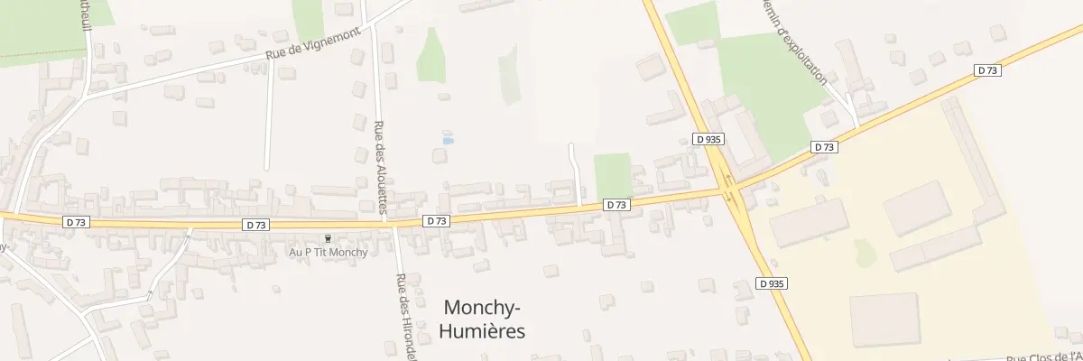 Plan du 57 Rue de Vaubrun à Monchy-Humières