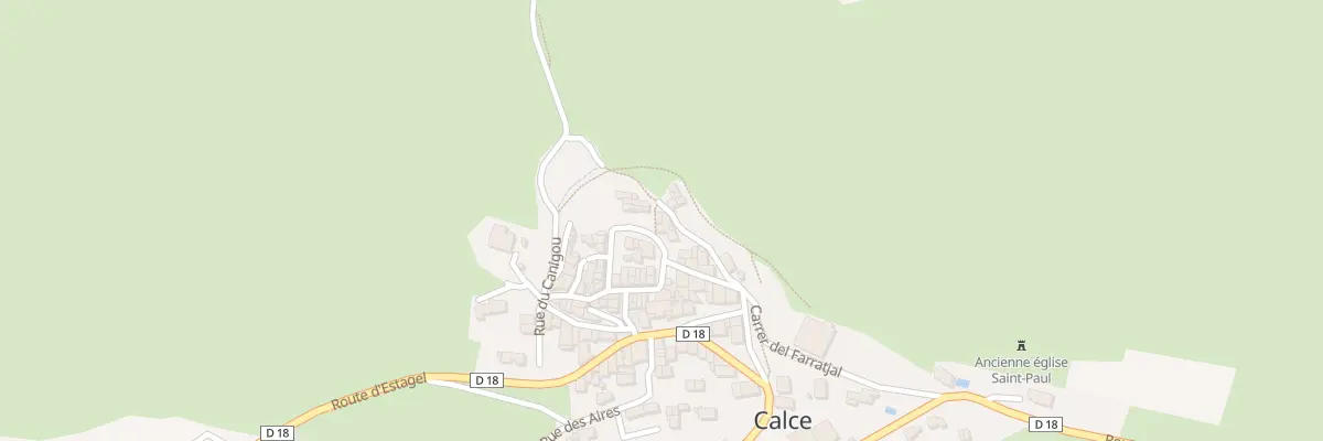 Plan du 58 Le Village à Calce