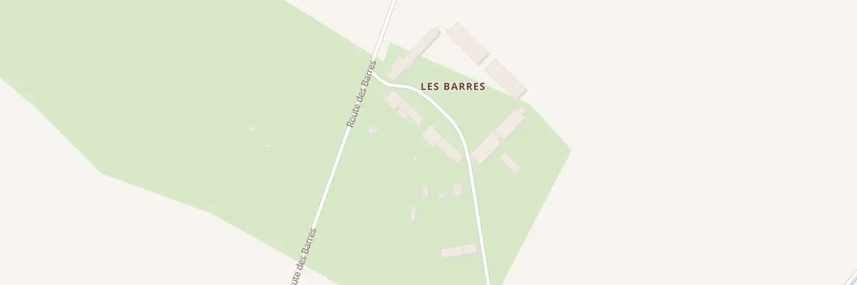 Plan du 6 Les Barres à Bessais-le-Fromental